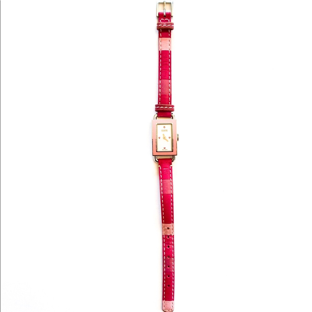 Coach vintage Swiss quarts stainless steel watch